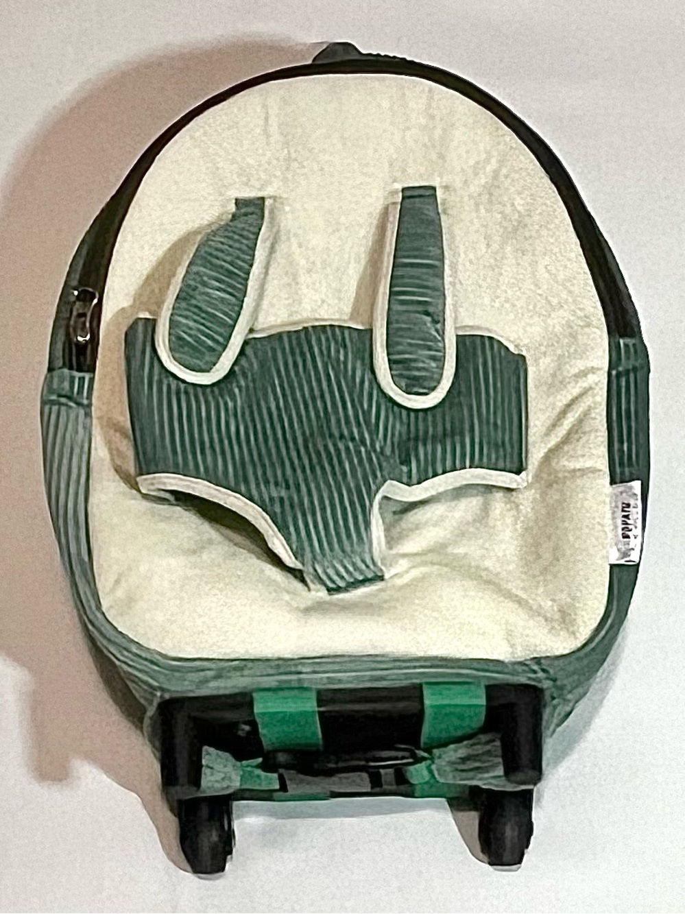 Popatu Trolley Rolling Backpack with  seat for a Stuffed Animal